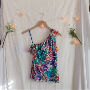 Ralph Lauren One Sleeve Tank Top